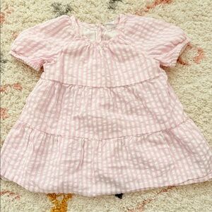18-24m gap pink and white dress